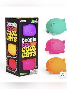 Teenie Needoh Cool Cats 3-Pack - Random Squishies